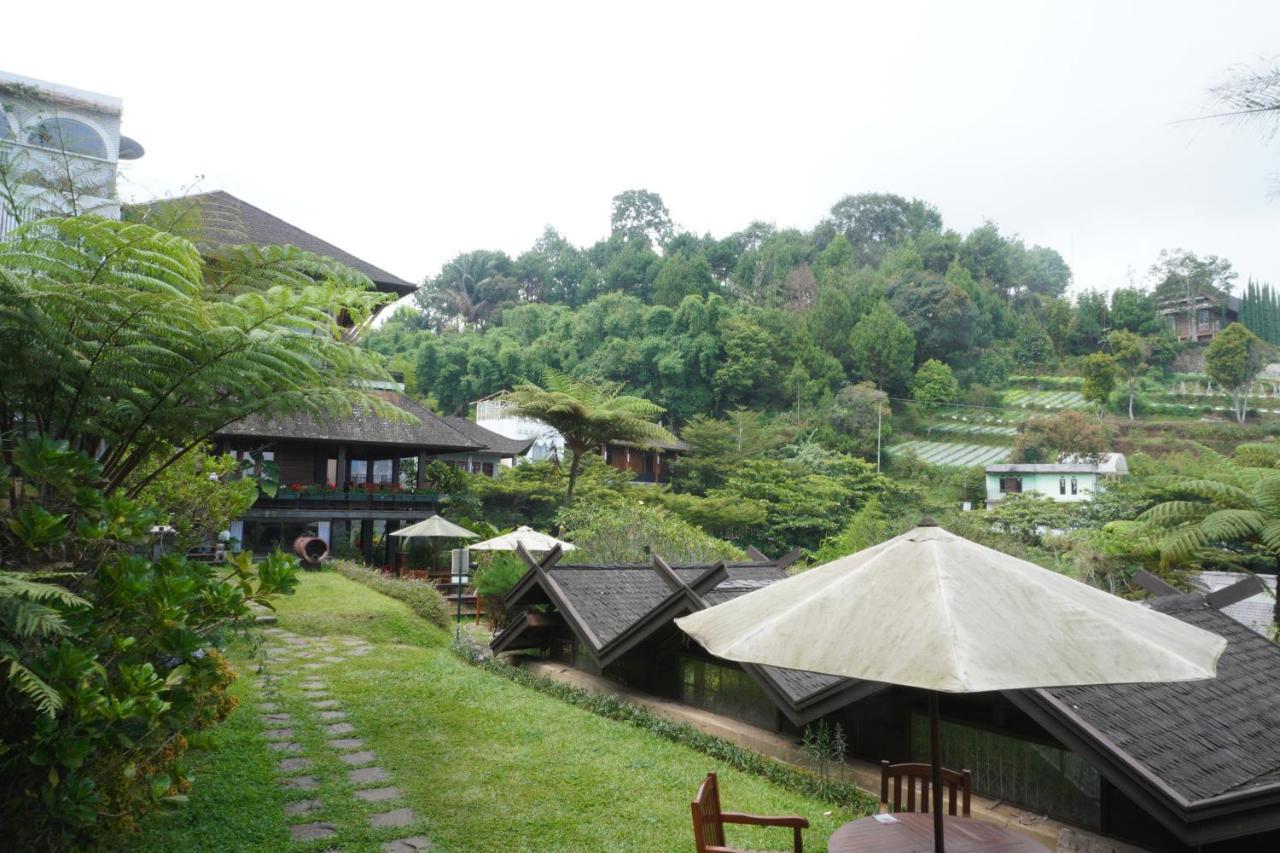 Rumah Stroberi Organic Farm & Family Lodge Lembang Eksteriør bilde